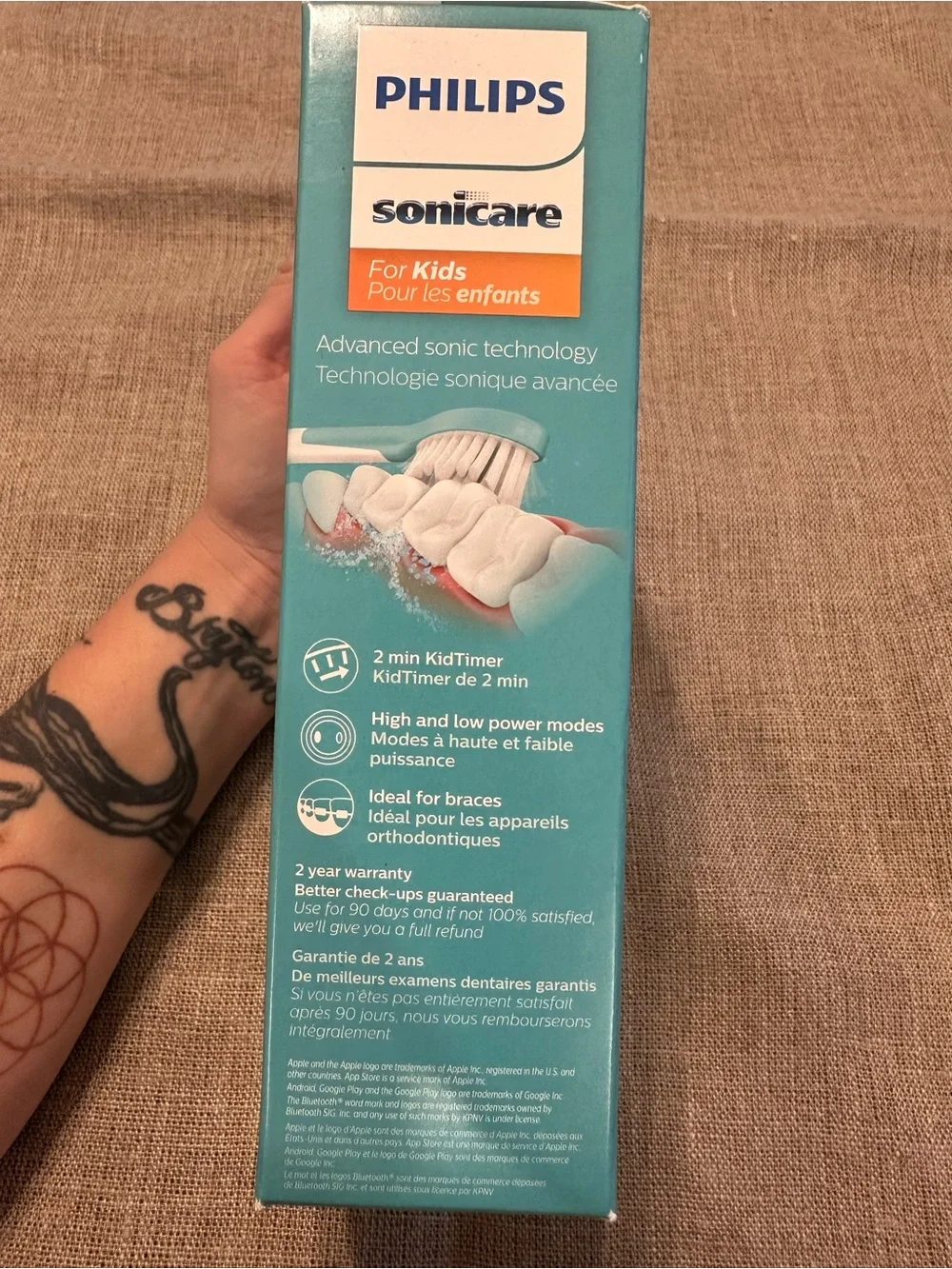 Philips Sonicare Kids Electric Toothbrush – Teal